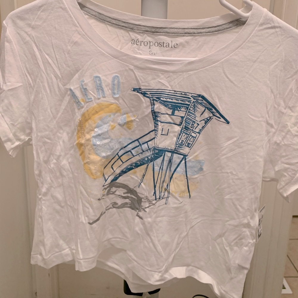 Aero graphic cropped tee